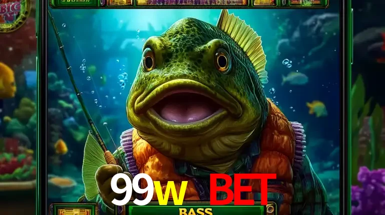 Personagem de peixe pescador do popular jogo de slot com tema de pescaria, uma das emocionantes opções de caça-níqueis para jogar e ganhar no cassino 99w bet.